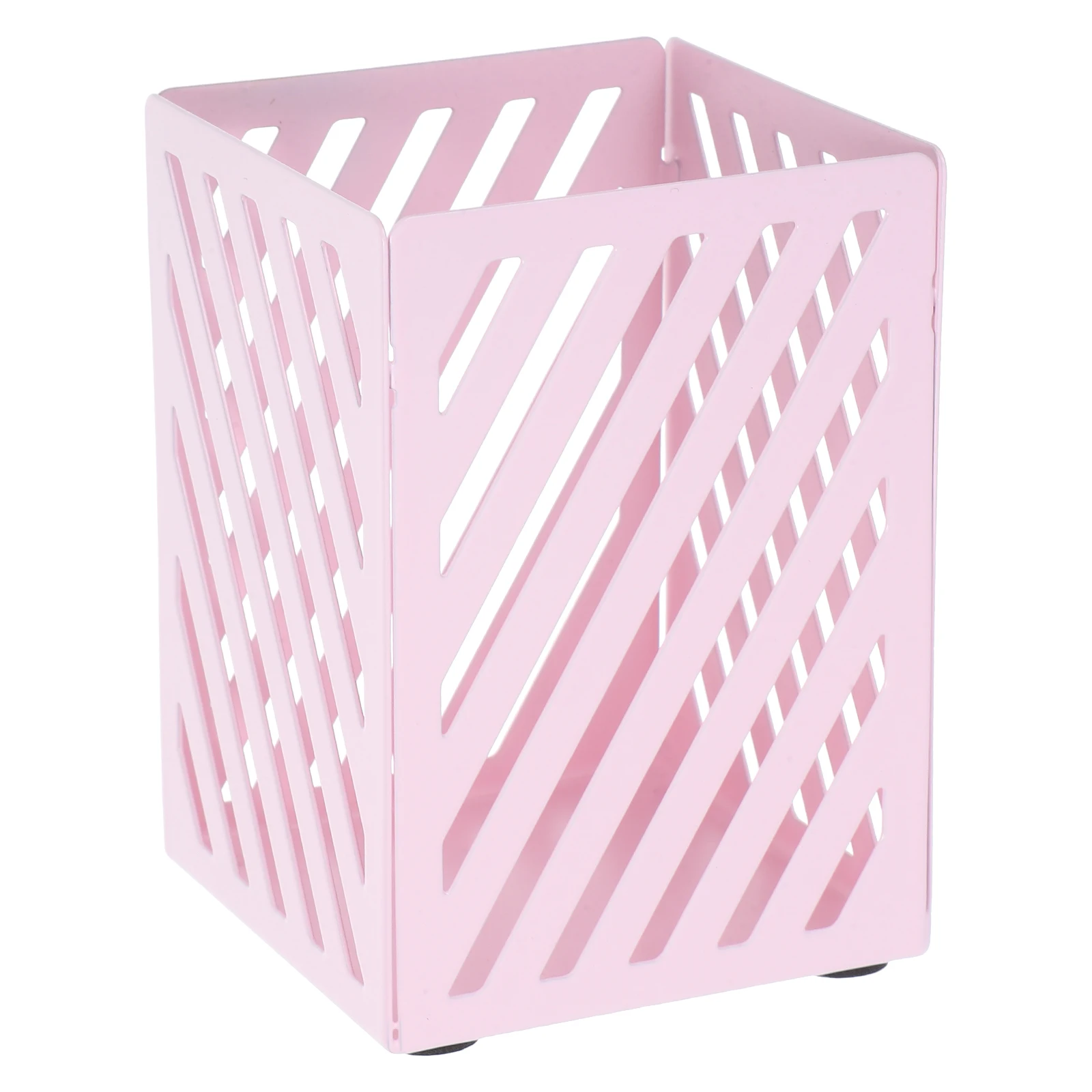 

Iron Pen Holder Metal for Desk Large Holders Makeup Cup Supplies Brush Vanity Mesh Organizer Cute Pencil
