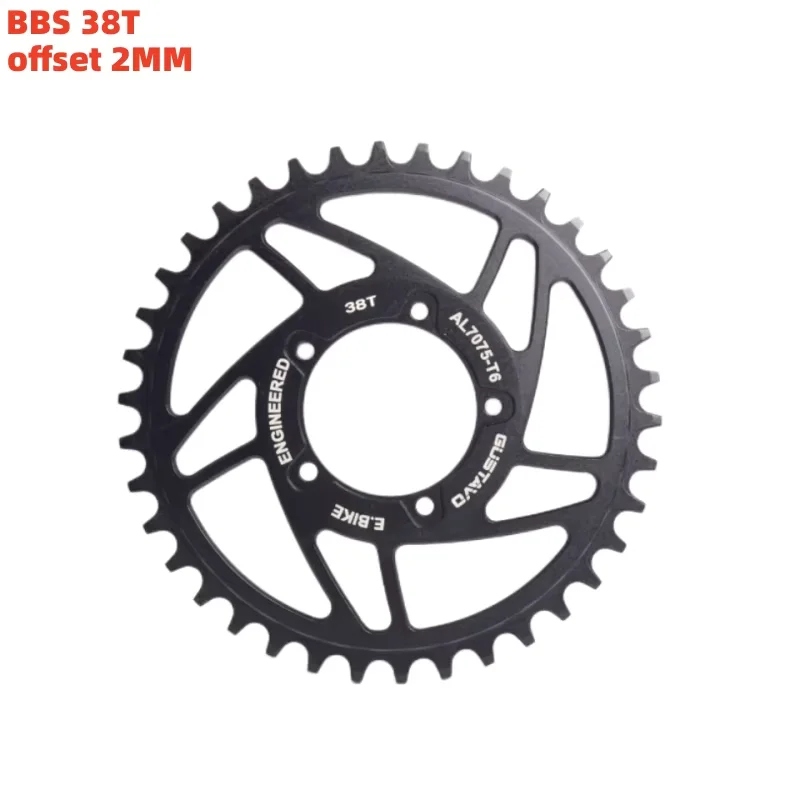 Kettenblatt 38T Für Bafang BBS03 Serie – Legierung, Langlebig, Einfache Montage – Für E-Bike Wartung