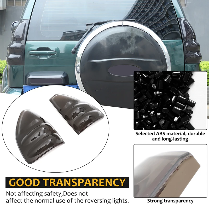 

2 piece set ABS For Toyota Land Cruiser Prado 120 2003-2009 Car Tail Light Signal Light Protective Cover Sticker Car Accessories