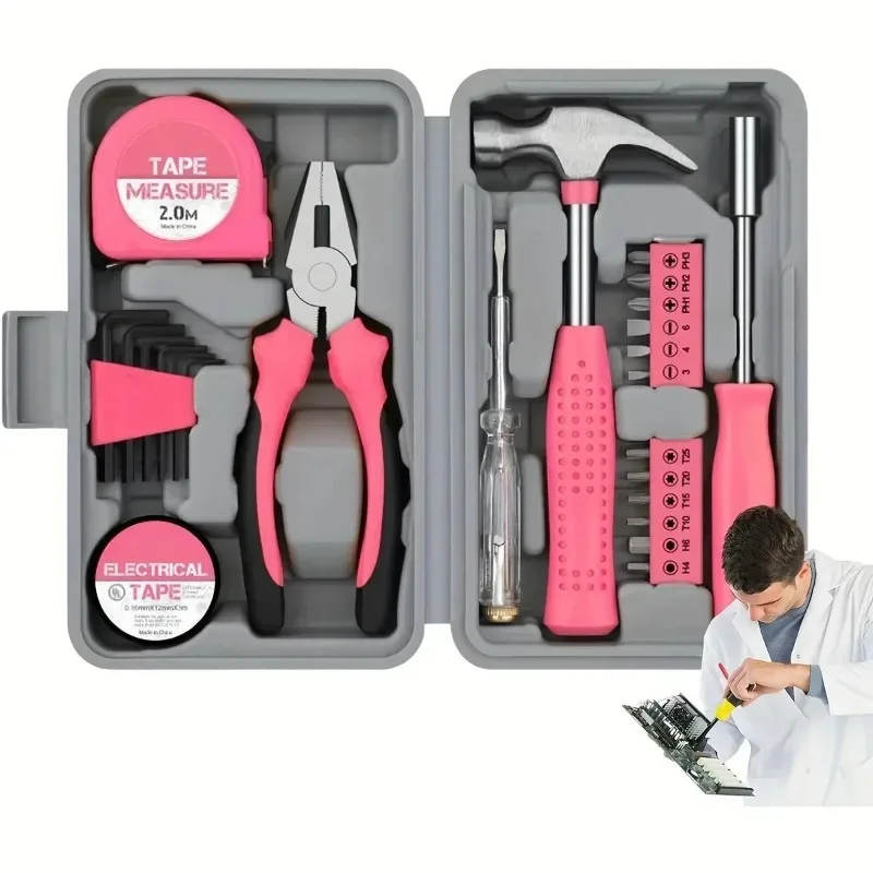 Pliers Hammer Hand Tools Set Screwdriver Wrench Mechanic Electrician Carpentry Portable Repair Kit Multifunctional Useful Gifts