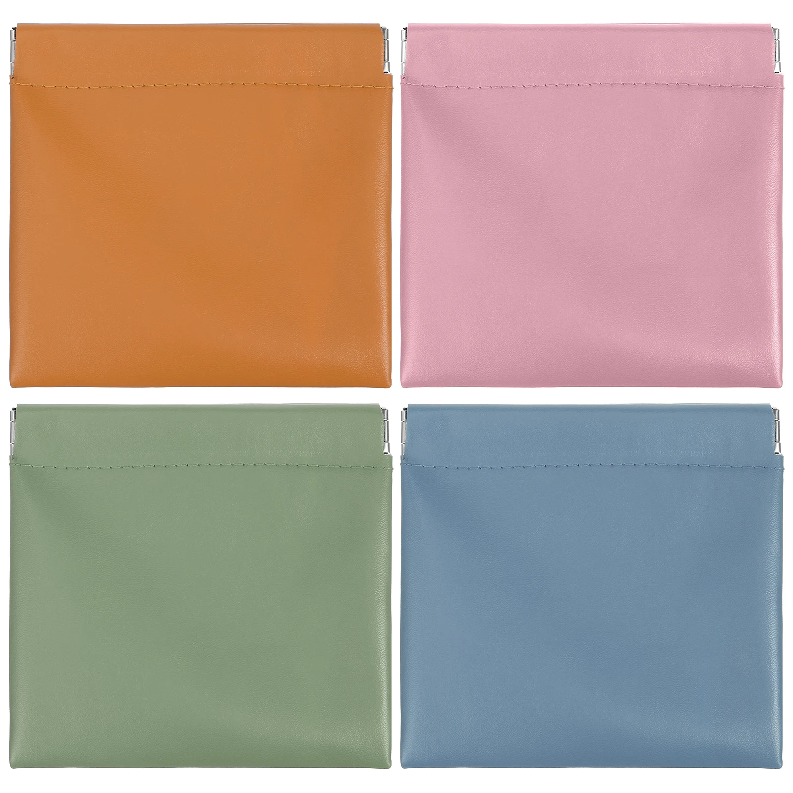 

4 pcs Waterproof Bag Large Capacity Foldable Travel Organizer Mini Makeup Pouch For Purse Lipstick Storage