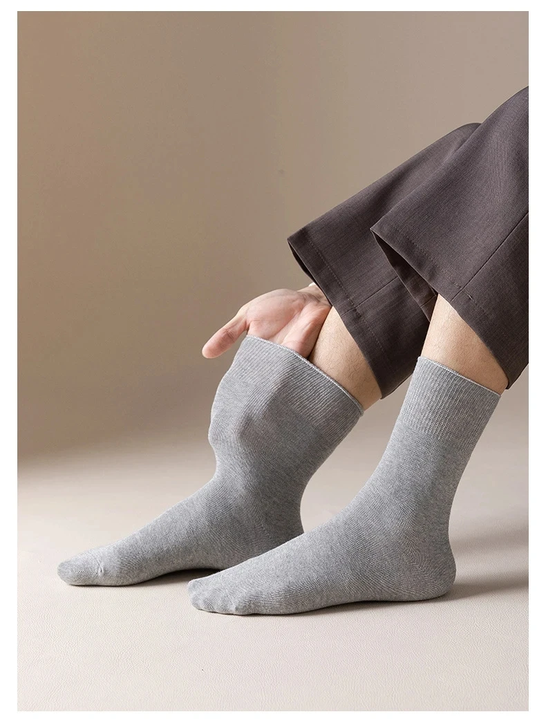 2 Pairs Diabetic Socks Prevent Varicose Veins Socks for Diabetics Hypertensive Patients Free Style Bamboo Fiber Cotton Material