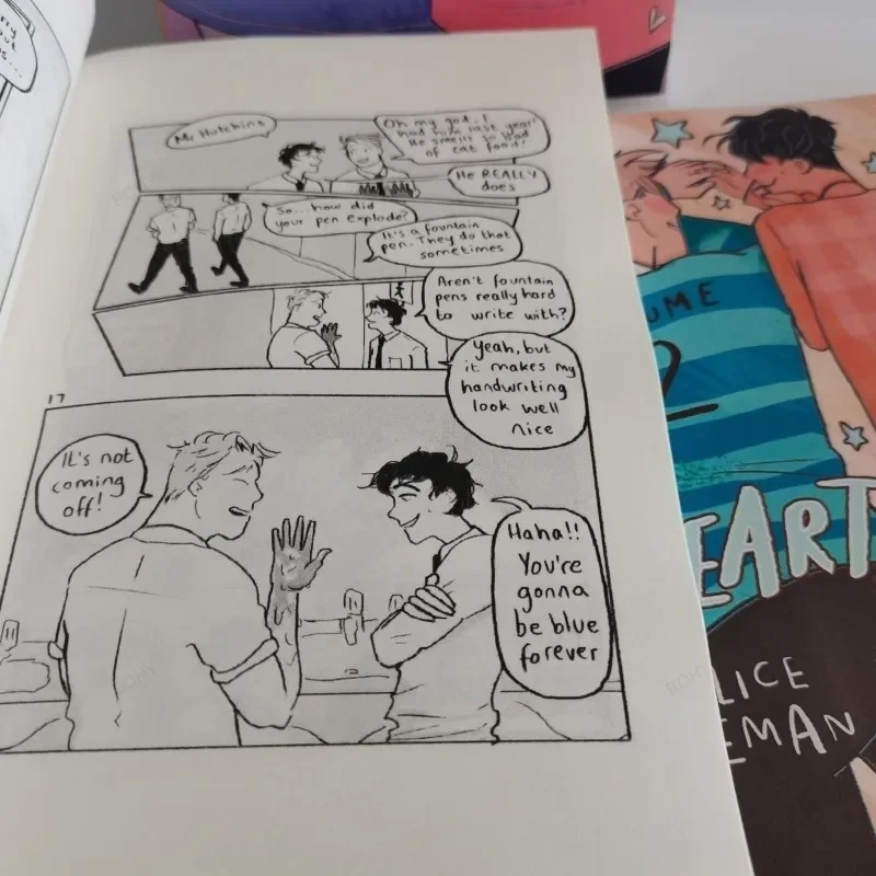 Striproman Books Heartstopper Serie Volume 1-5 Boeken Ingesteld Door Alice Oseman Anime Mouwen Boeken In Het Engels Om Romantiekverhalen Te Lezen