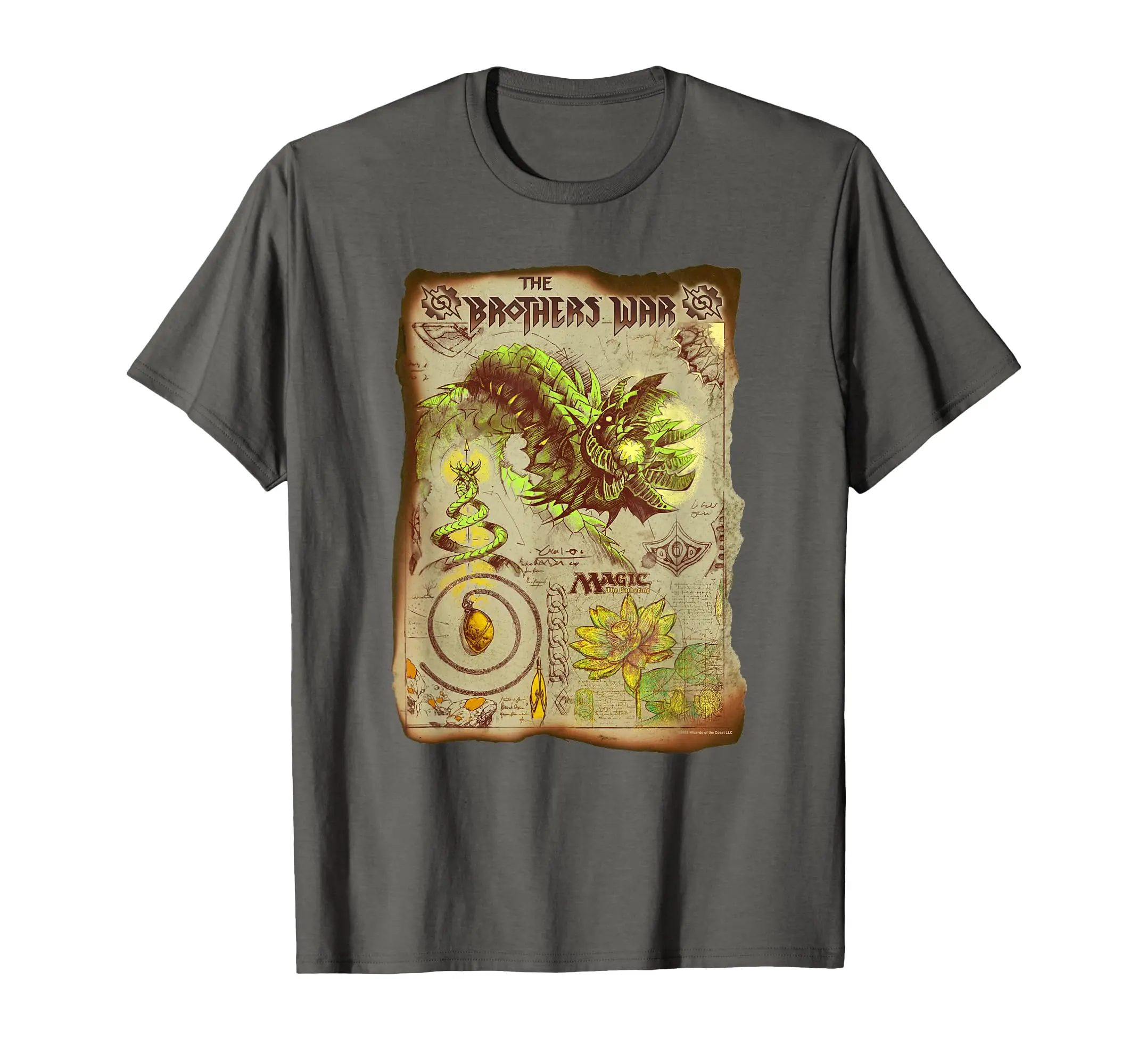 

Magic: The Gathering The Brothers War Artifact Schematic T-Shirt