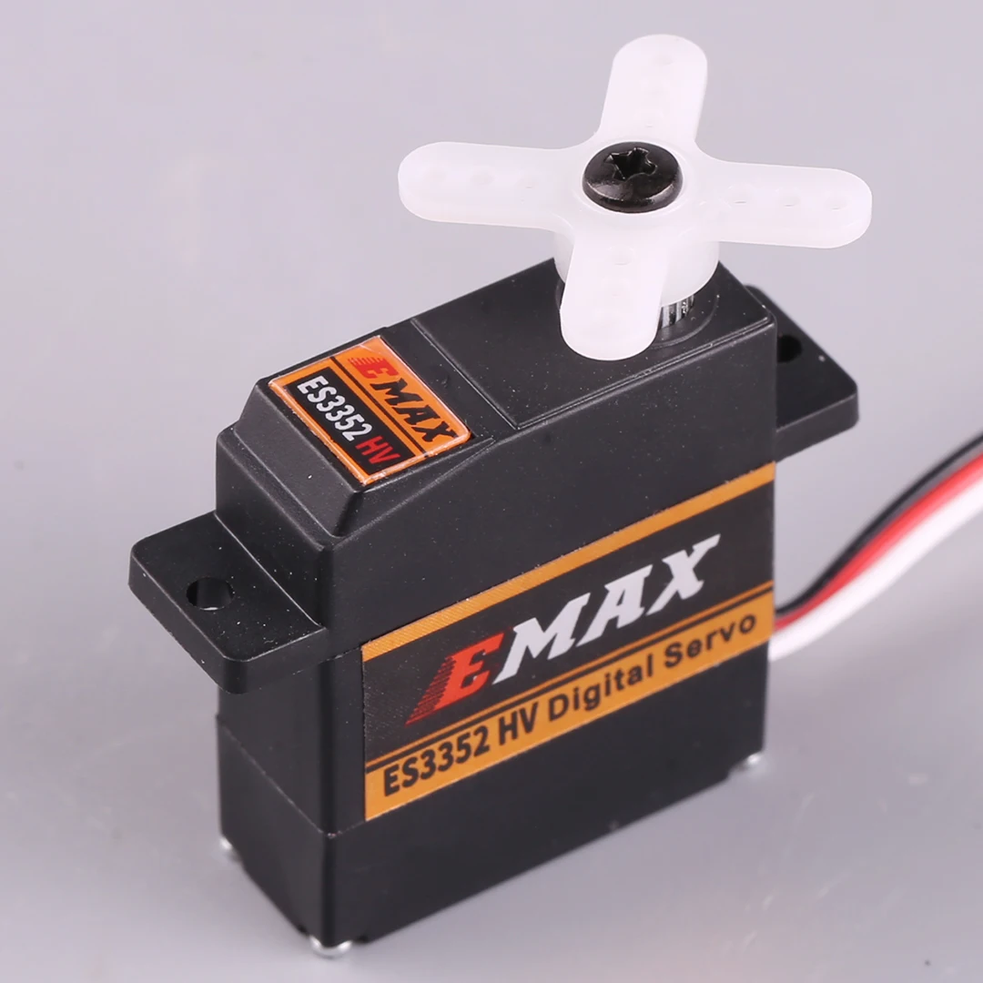 EMAX ES3352HV Servo digitale per ingranaggi in metallo ad alta tensione per tutti gli usi 12g 9mm MINI per accessorio per moduli RC per auto Robot per aeroplani