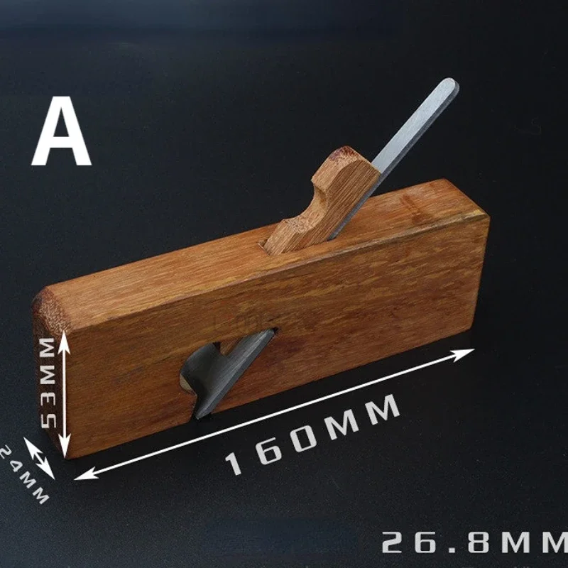 160 /200 /245mm Woodworking Planer Single Wire Pull Planer Ndonesian Rosewood High Carbon Planers Manual Wood Decoration DIY