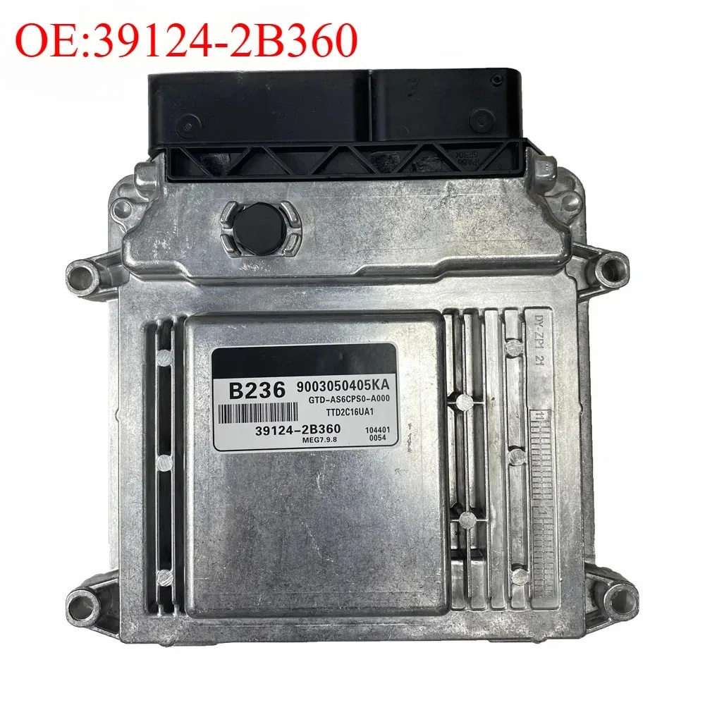 ECU Engine Control Unit Computer Board 39124-2B360 391242B360 For Kia Cerato Forte Rio Hyundai Accent Verna i20 2013-2017