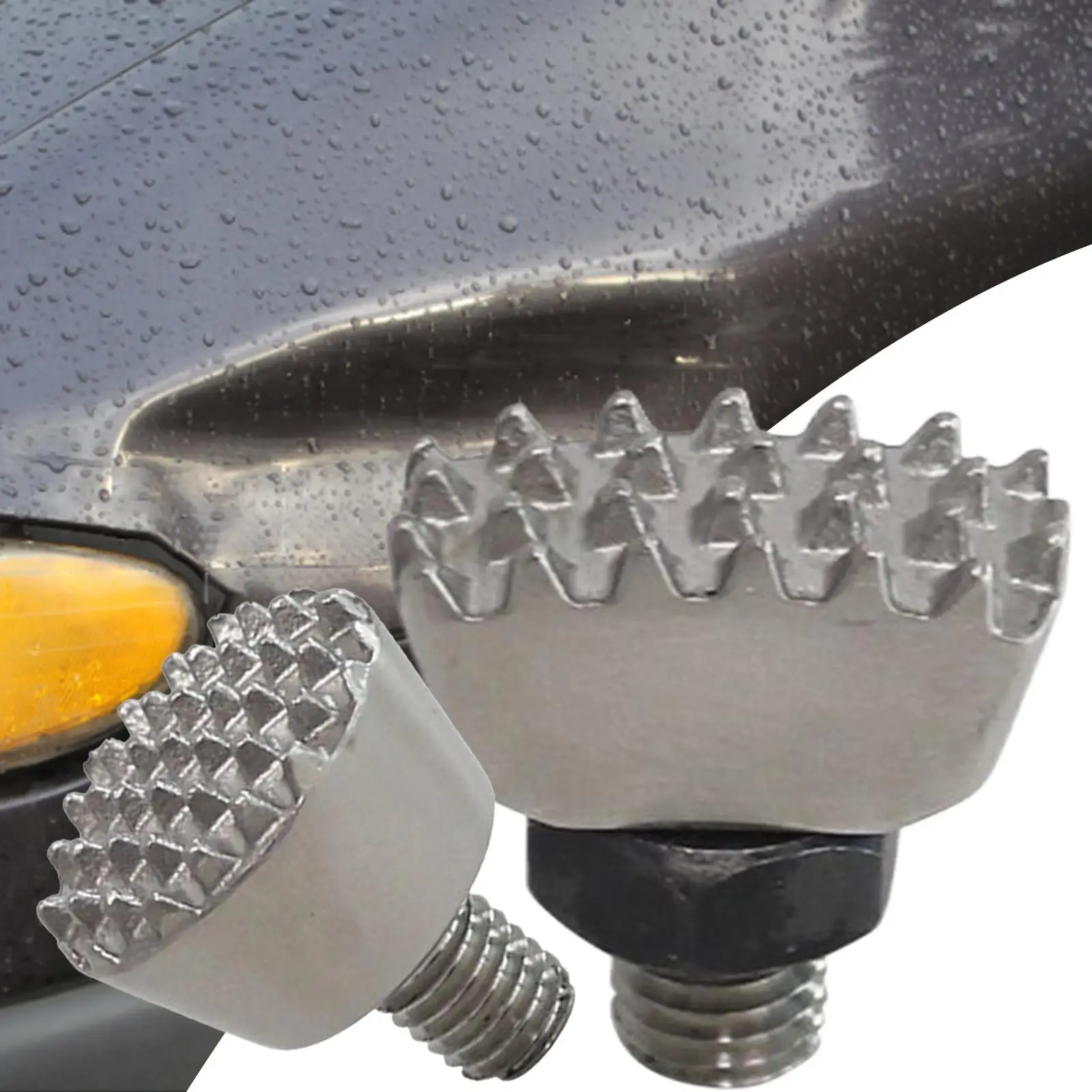 

2 Pieces Stainless Steel Bump Hammer Dent Repair Kit Automotive Dent Removal Hammer Head for auto Dent removal Repair tool