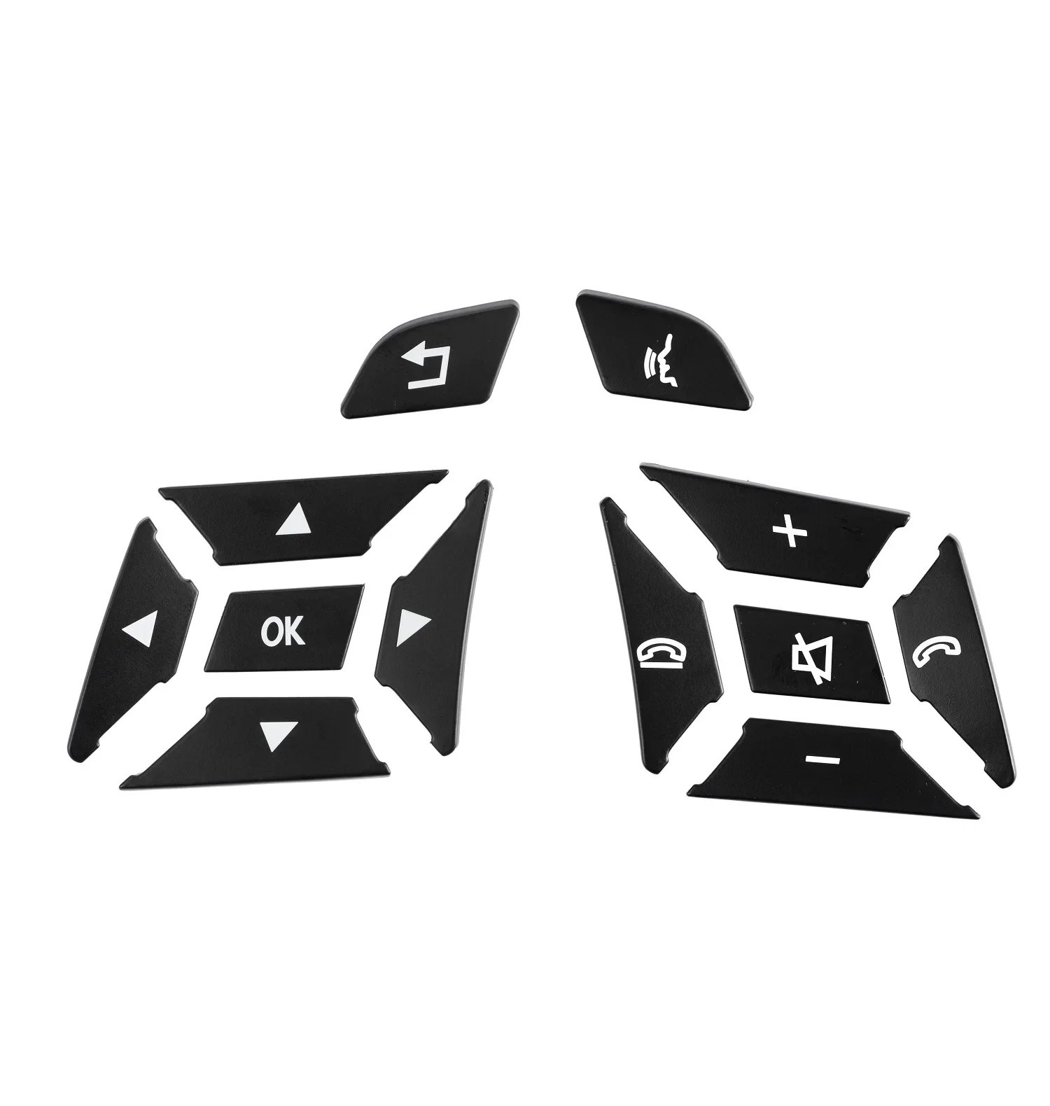 

Steering Wheel Button Repair Decal Stickers Decals For Mercedes For Benz GLK350 C Class CLS C218 SLK W172 W204 W212 W218