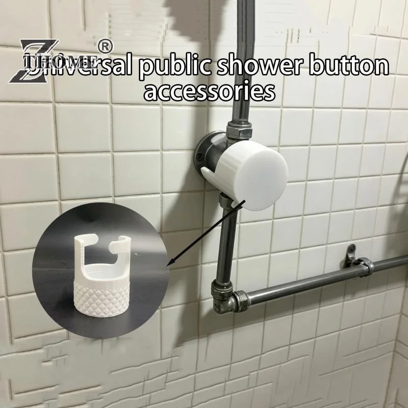 Shower Timer Button Holder Shower Switch Public Use Water Control Button For Gyms School Camp Public Bathroom Accessories