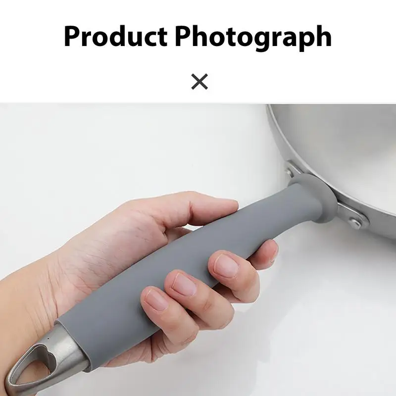 Hot Pan Handle Sleeves Anti-scalding Pot Handle Heat Resistant Pan Cover Handle Holder for Home Kitchen pan pot cover tools