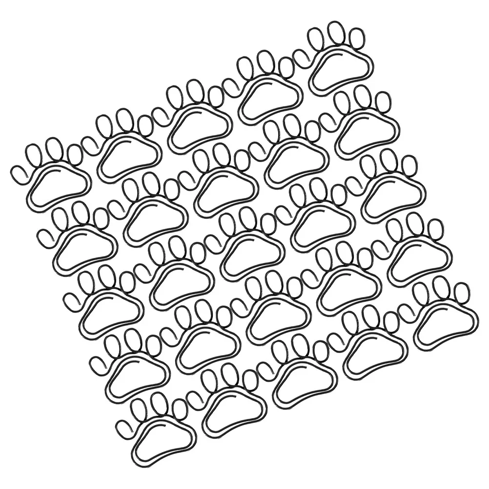 50 قطعة دبابيس ورق مخلب الإبداعية على شكل دبابيس ورق معدنية صغيرة الزخرفية وثيقة كليب اللوازم المكتبية مشابك ورق فريدة من نوعها #4