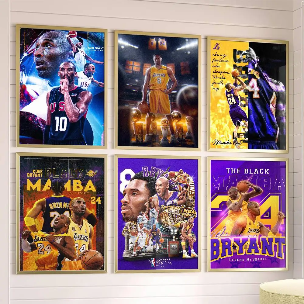 Kobes Bryant Black Mamba 24, постер, холст, картина, настенная художественная картина, декор для гостиной, дома, спальни Kobes Bryant Black Mamba 24, постер, холст, картина, настенная художественная картина, декор для гостиной, дома, спальни