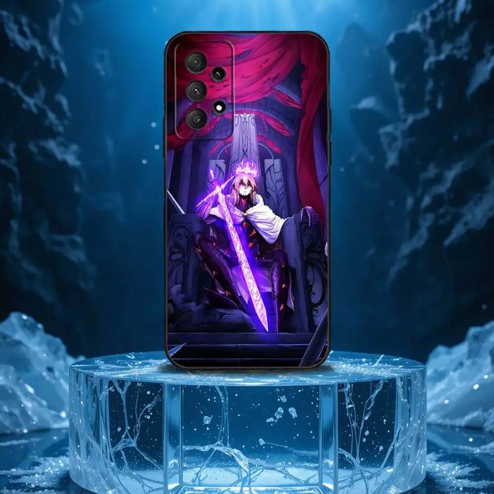 حافظة هاتف B- Beginning After E-End لهاتف Samsung Galaxy A13، A21s، A22، A31، A32، A52، A53، A71، A80، غلاف أسود ناعم