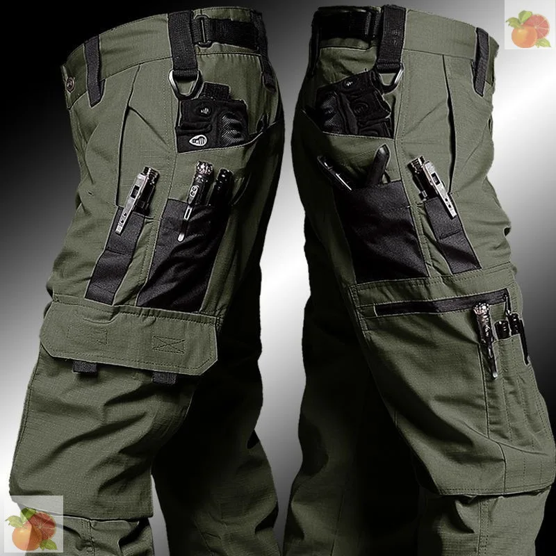 

2024Outdoor Military Fans Archon Tactical Trousers Waterproof Overalls Multi-pocket American Functions Attack Assault Pants Men