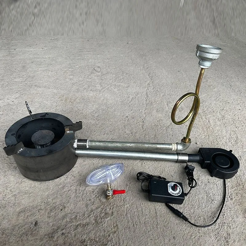 Simple Assembly Waste Motor Oil Heater Stove Complete Waste Oil Combustion Burner For Indoor Heating Use