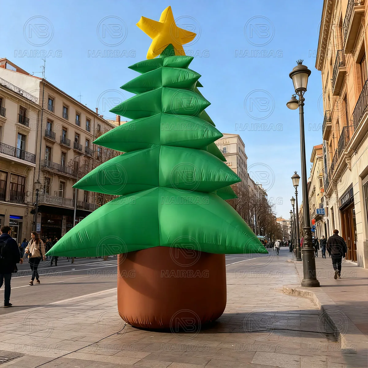 

20ft Giant Inflatable Christmas Tree With Blower 25ft 28ft Big Air Tree Model Party Props For Outdoor Christmas Yard Decoration