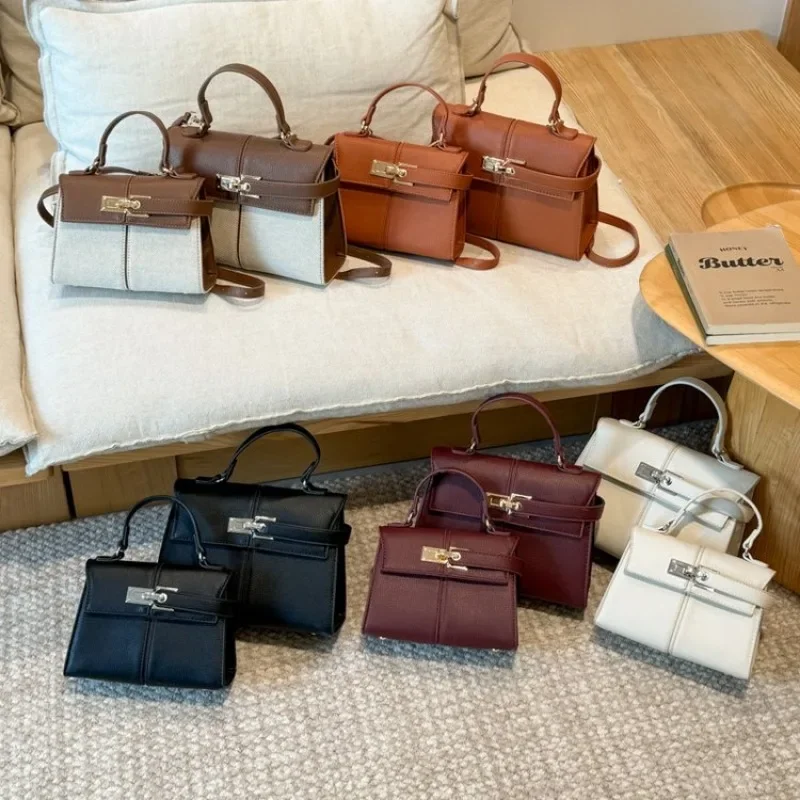 Elegante Minimalistische Wickeltasche Handtasche Rucksack Geschäftsreise Arbeits-Essentials Exquisit Tragbar Trendy Schlicht Raffiniert