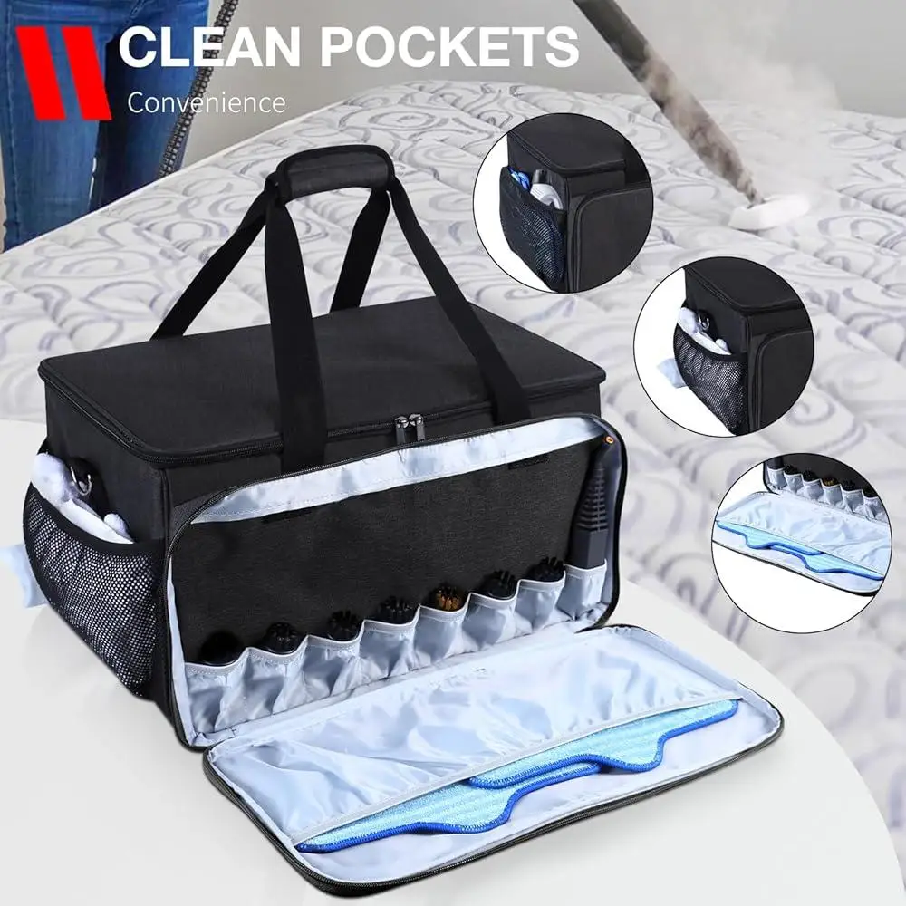 Прочная сумка для переноски Dupray Аккуратный пароочиститель Просторий органайзер для хранения Регулируемый плечевой ремень Защитный чехол Пароочиститель