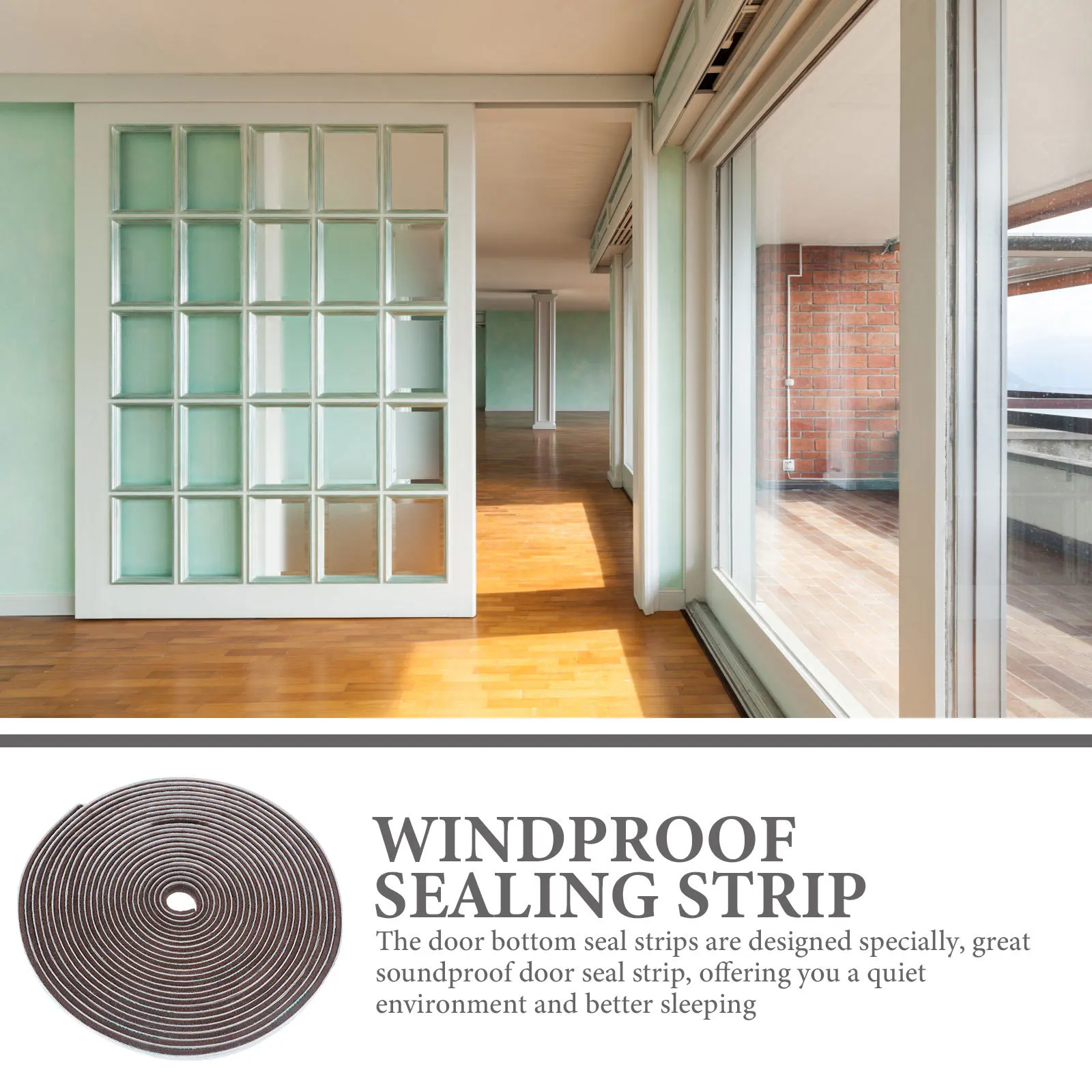 1 لفة مانعة لتسرب الماء شريط عزل السلس مرنة فجوة الباب حشو للمنزل نافذة الباب ختم تقليم يندبروف مكافحة التهوية