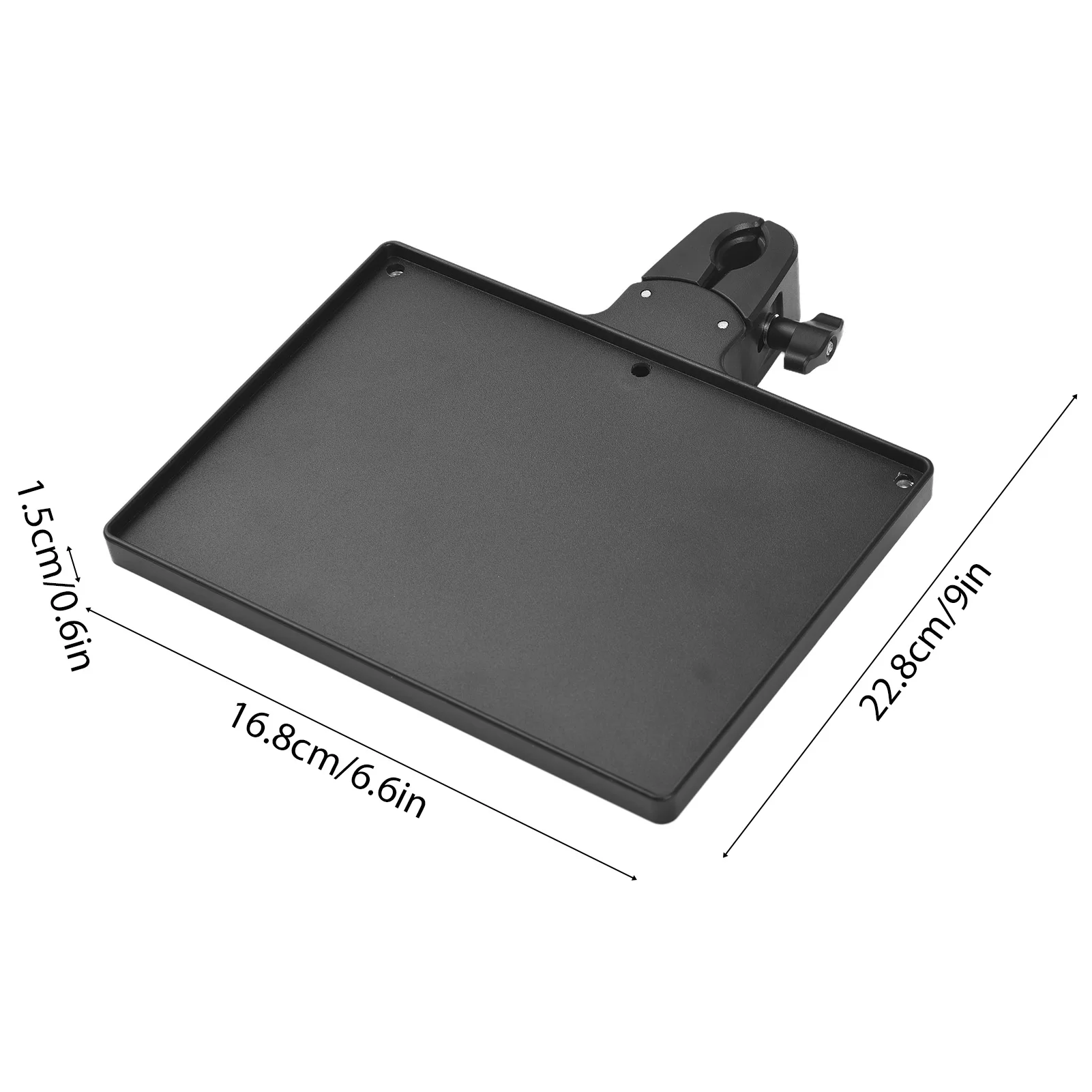 Sound Card Tray Clamp On Microphone Stand Tray Music Accessories Sound Card Cell Phone Mic Stand Rack Tray Holder Storage