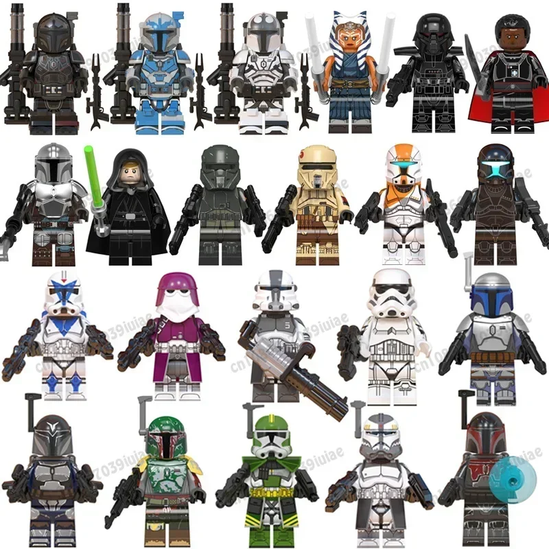 

BEAST KINGDOM Mandalorian Building Block Mini Robot Figure Toy Bricks Assembling Doll Building Blocks Birthday Present WM991