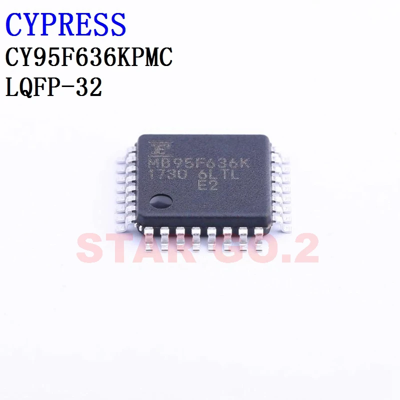 5PCSx CY95F636KPMC LQFP-32 CYPRESS Microcontroller