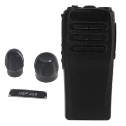 Carcaça de substituição para capa para motorola xir dp1400 p3688 dep450 DEP-450 rádio walkie-talkie com botões canal dropship