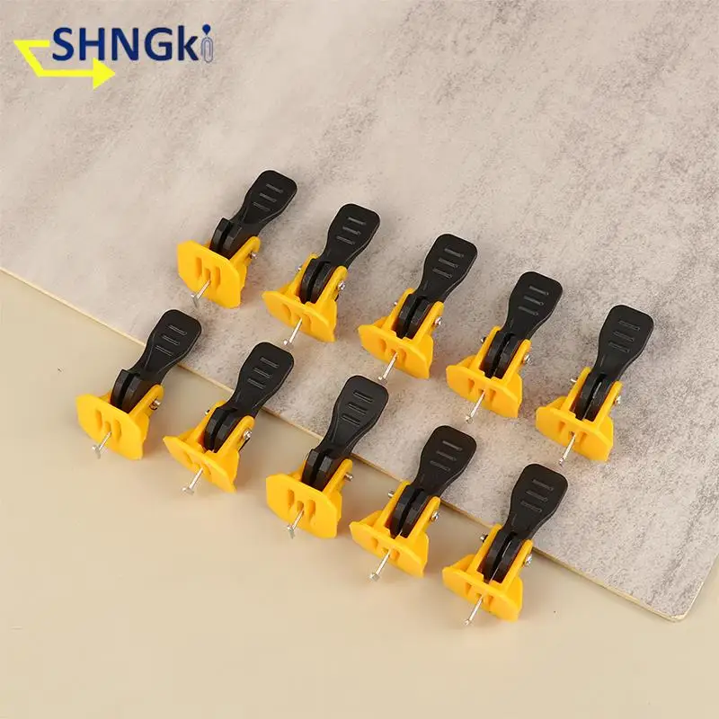 10Pcs Floor Tile Leveling System Clips Leveler Adjuster for the Tile Laying Fixing Flat Wall Ceramic Porcelain Construction Tool