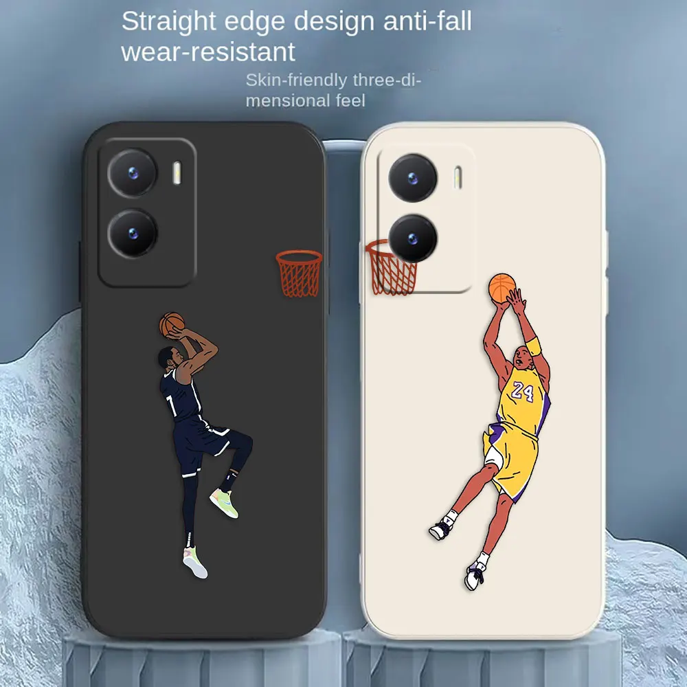 

Cool Playing Basketball Phone Case For VIVO Y15 Y16 Y17 Y20 Y21 Y22 Y35 Y50 Y51 Y53S Y72 Y76 Y77 Y36 Y97 Case Funda Shell Capa