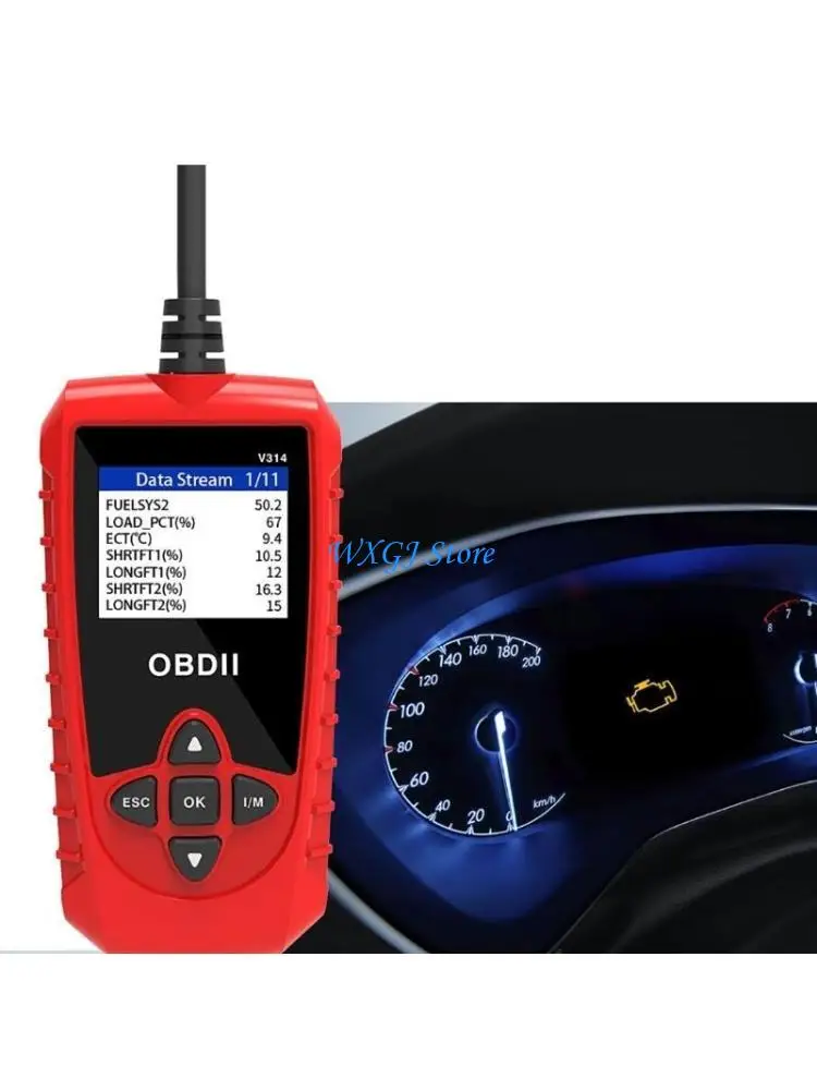 

37JE надежный ассистент по техническому обслуживанию автомобилей v314 obdii Reader Car Diagnostic Solution