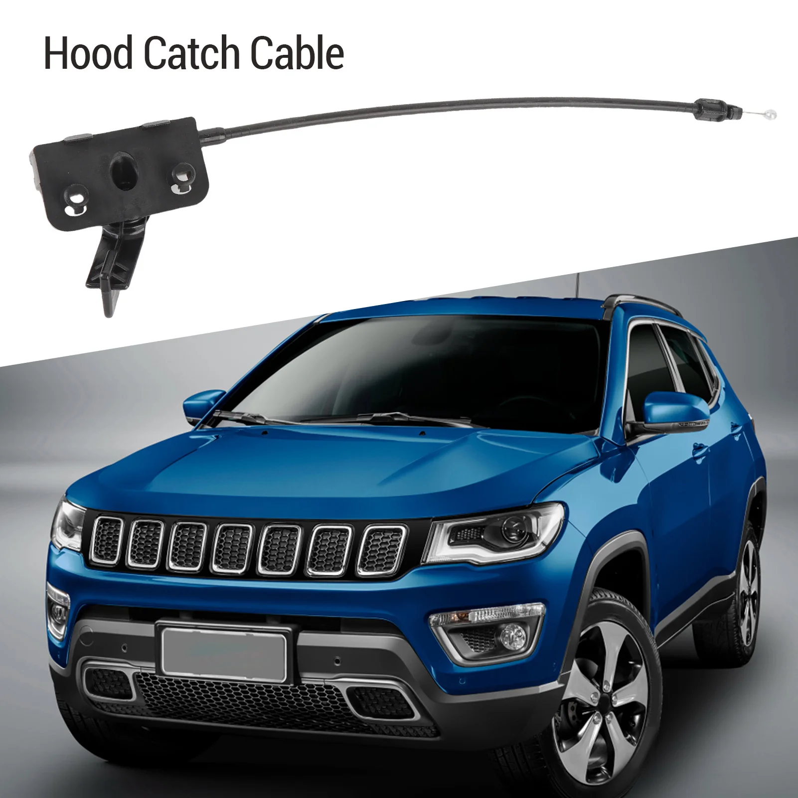 

Car Hood Bonnet Release Cable with Pull Handle 68257542AA Flexible Bonnet Pull Release Cables For Jeep Compass 2.4L 2017-2022