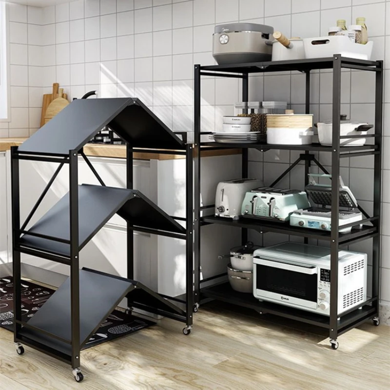 Household kitchen items kitchen organizer folding storage rack