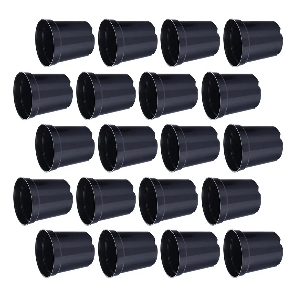 20pcs Thickened Plastic Gardening Pots – Reusable Nursery Containers for Indoor Outdoor Plants, All Seasons