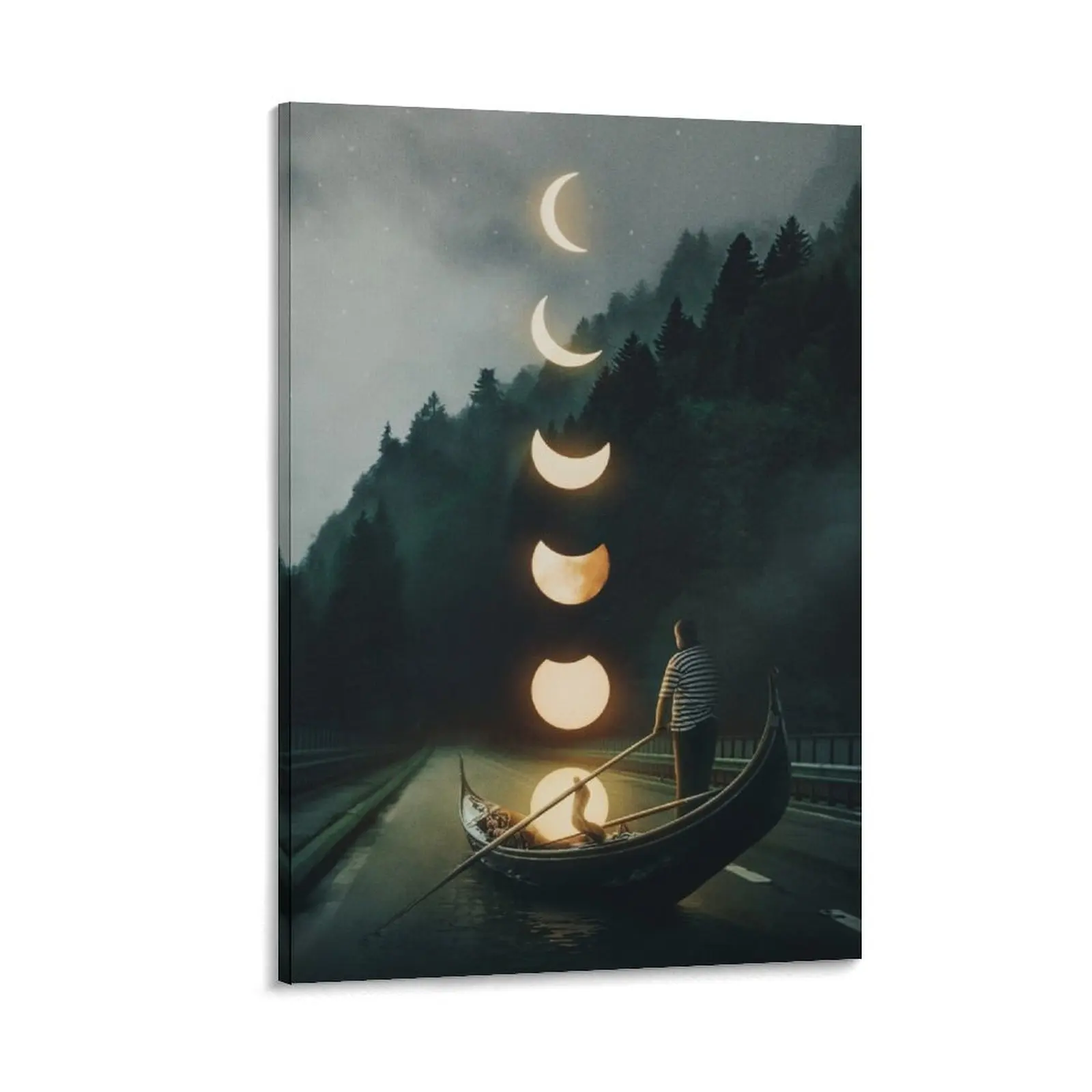

Moon Ride холст живописи украшения для дома Холст стены Декор