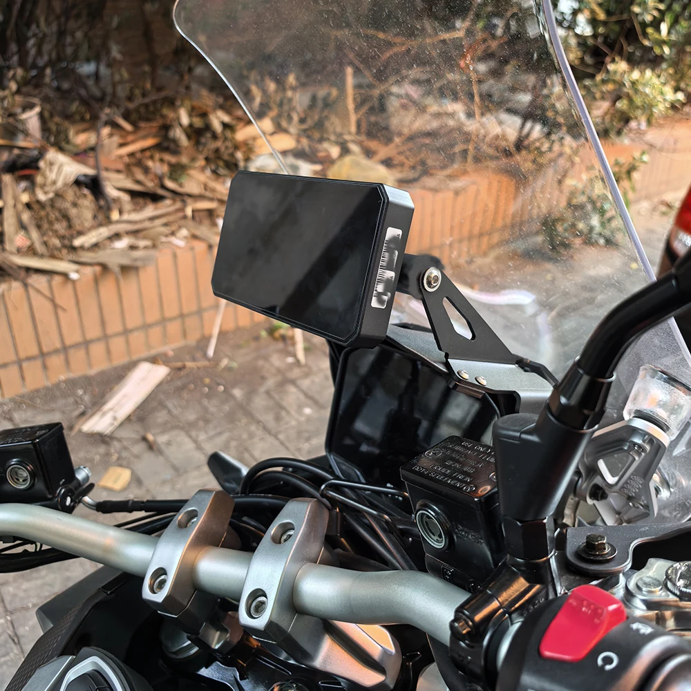 ل SYM ADXTG 400 ADX TG 400 ADXTG400 ADX TG400 دراجة نارية الملحقات حامل هاتف المحمول حامل لتحديد المواقع والملاحة قوس الدعم #3