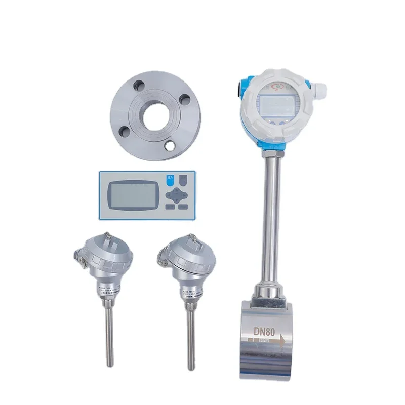 2025Professional HJLUGB Split flowmeter  Split Type Liquid Control Gas Compressed Air Flow Meters IP68