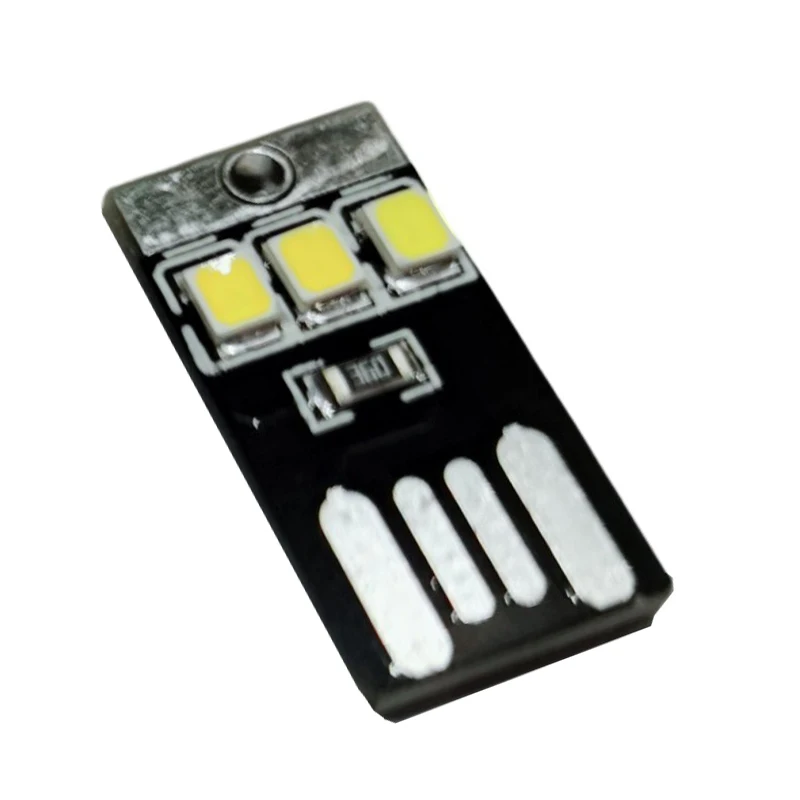 5PCS Night Lamp Mini Pocket Card USB Power LED 0.2W Light per Computer portatile