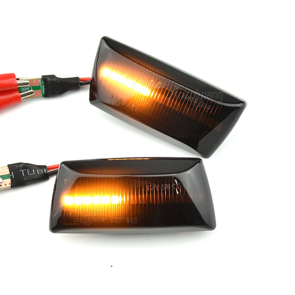 Dynamic LED Turn Signal Blinker For Opel Insignia Astra H Zafira B Corsa D Side Marker Lights lamp 2005 2006 2008 2010 2011 2014 - view 6