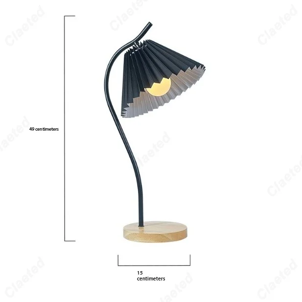 الأوروبية الحديثة الرجعية بسيطة LED مطوي الجدول مصباح غرفة المعيشة دراسة غرفة نوم السرير القراءة الإضاءة