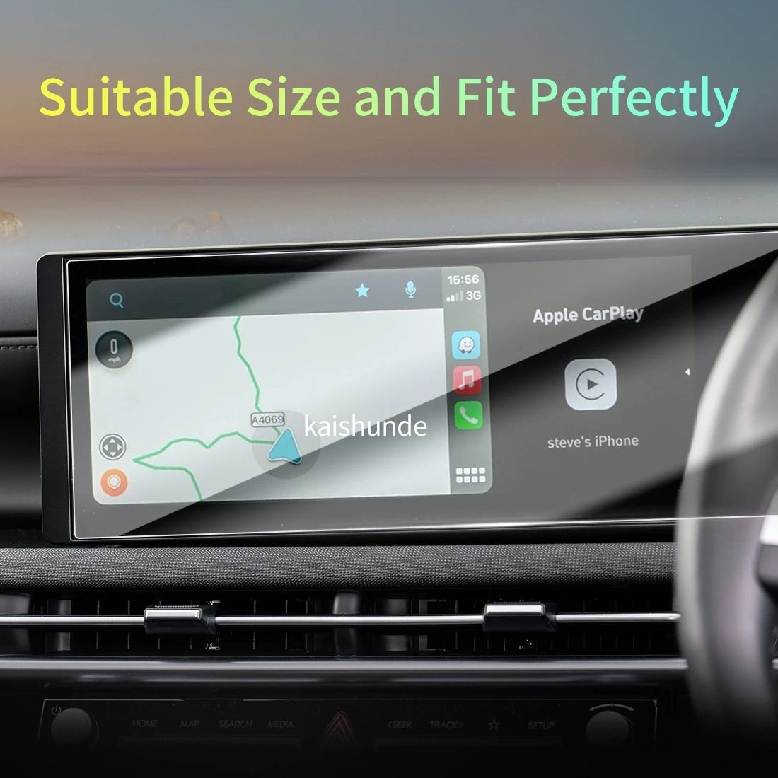 Car Stickers Meters Protector For 26 HYUNDAI IONIQ 9 RHD Tempered Glass Protective Film Display Navigation Vehicle