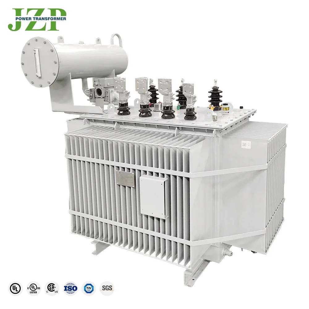 JZP Outdoor Installation Step Up 208/120 To 7200V 50 KVA 80 KVA Three Phase Oil Immersed Transformer