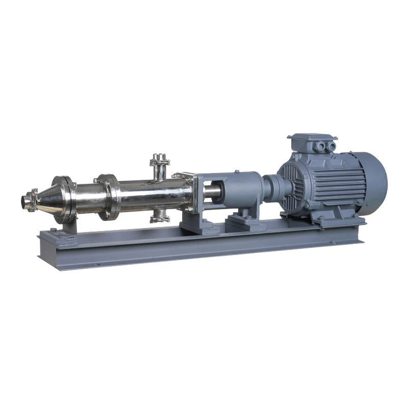 Food grade 304 stainless steel G-type screw pump slurry pump corrosion resistance