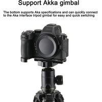 A73E-Tripod Base Plate For Nikon Z5II Camera Quick Release Single Vertical Bracket For DJI RS2/3/4 Lower Mount Plate Set