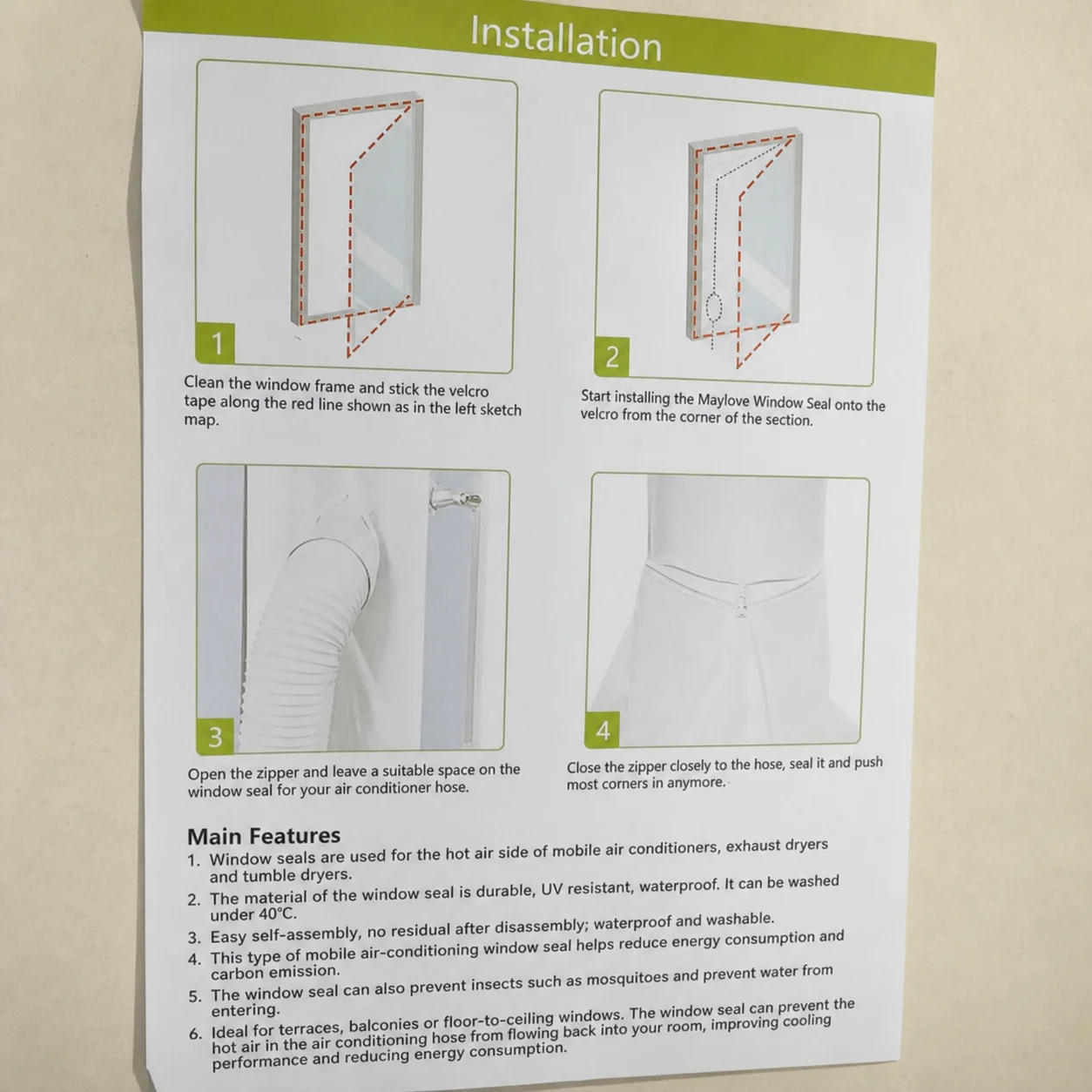 Window Exhaust Seal Cloth Silver Sliding Door Window Seal Cloth Portable Seal Cloth Thick For Home Door Mobile Air Conditioner