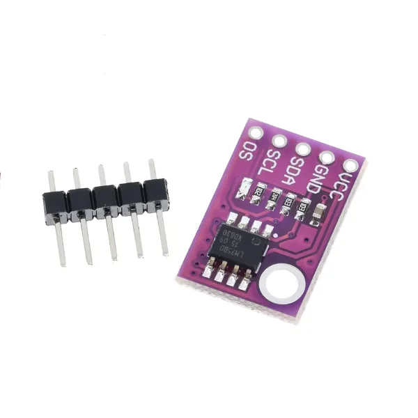 LM75 Temperature Sensor High Speed I2C Interface High Precision Development Board Module LM75A image 3