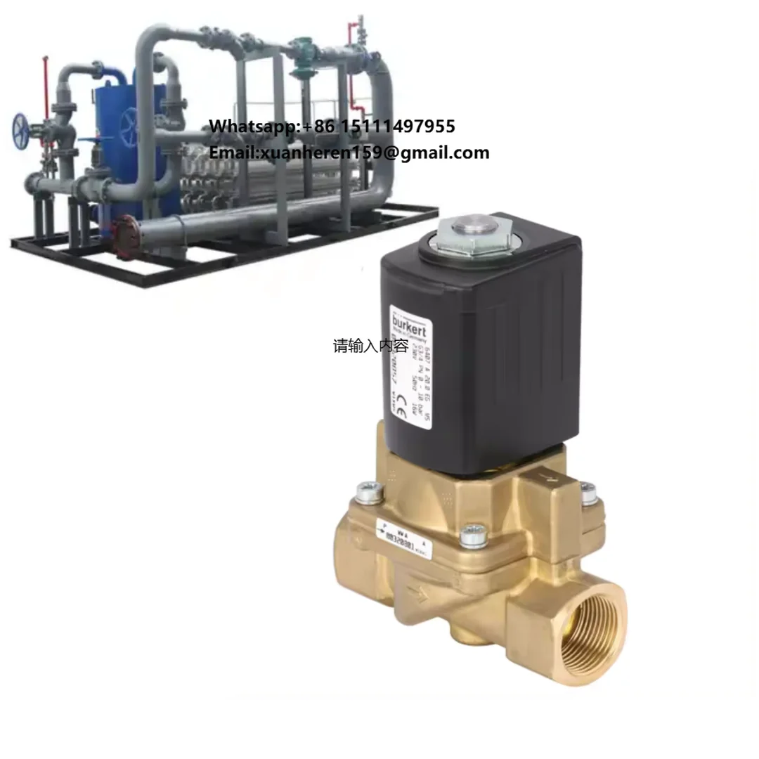 Chinese Skid-mounted With Burket Solenoid Valve 6407 Servo-assisted 2/2 Way Piston Valve Parts