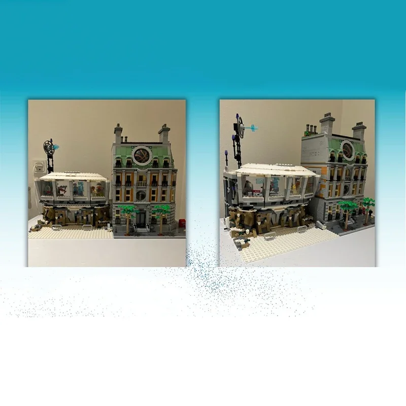 979pcs Moc ภาพยนตร์ซีรีส์ Malibu Mansion และ Armory Modular สถาปัตยกรรมอาคารบล็อกประกอบความคิดสร้างสรรค์อิฐของเล่นเด็กของขวัญ