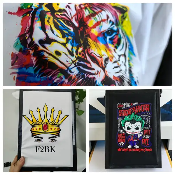 UV Printer A3 A4 DTG Printer Direct To Garment Flatbed R1390 L800 Direct DIY T-Shirts Printing On Phone Case Bottle Wood Metal