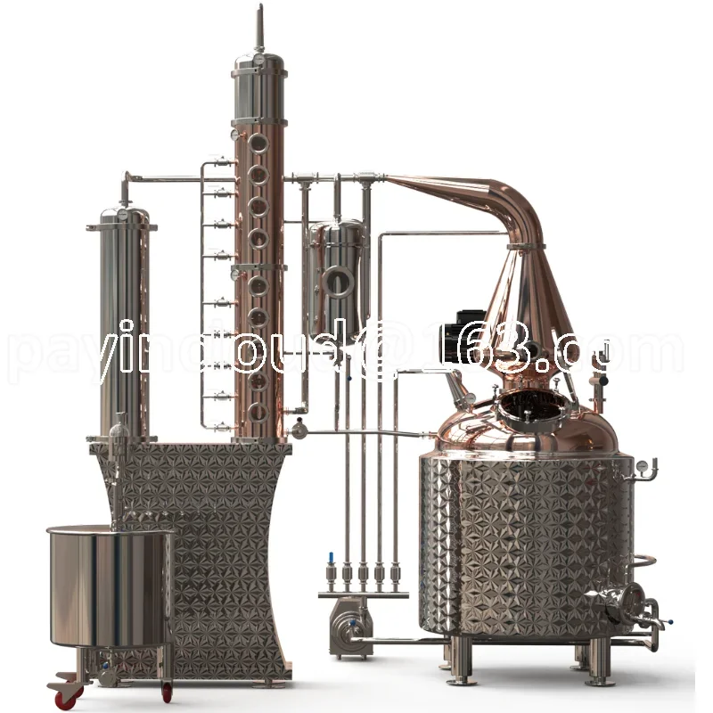 500L Whisky Multi-function Distillation System Commercial Brewing Equipment of Large Distilleries